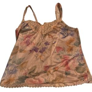 Body Lites Floral Lace Trim Camisole